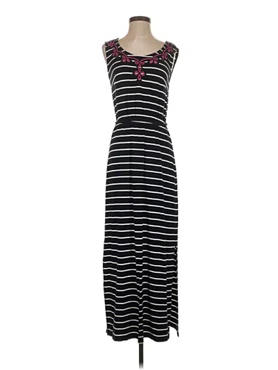 Pre-owned Talbots Casual Dress In Black
