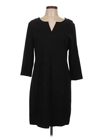 Pre-owned Talbots Casual Dress In Black