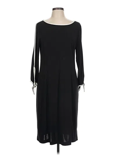 Pre-owned Talbots Casual Dress In Black