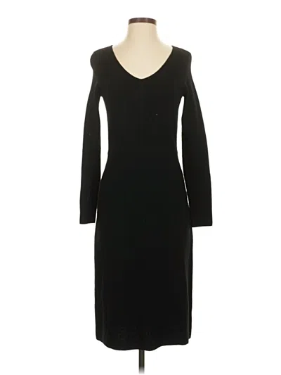 Pre-owned Talbots Casual Dress In Black