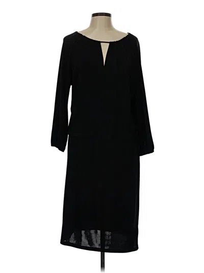 Pre-owned Talbots Casual Dress In Black