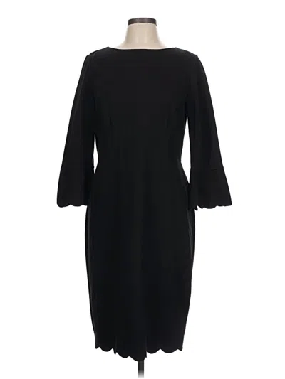 Pre-owned Talbots Casual Dress In Black