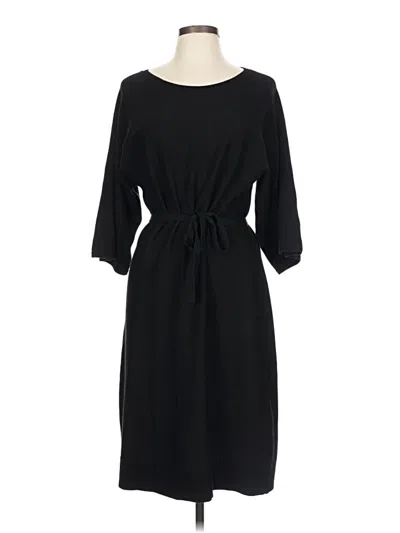 Pre-owned Talbots Casual Dress In Black