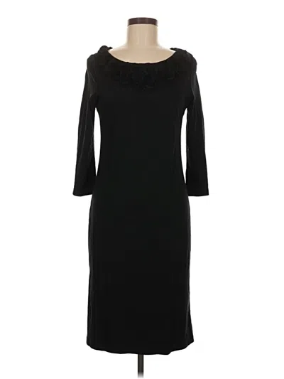 Pre-owned Talbots Casual Dress In Black