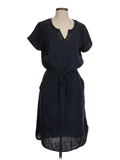 Pre-owned Talbots Casual Dress In Black