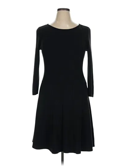 Pre-owned Talbots Casual Dress In Black