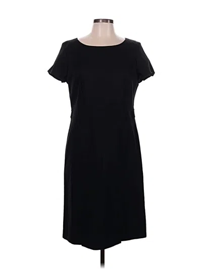 Pre-owned Talbots Casual Dress In Black