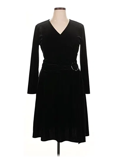 Pre-owned Talbots Casual Dress In Black