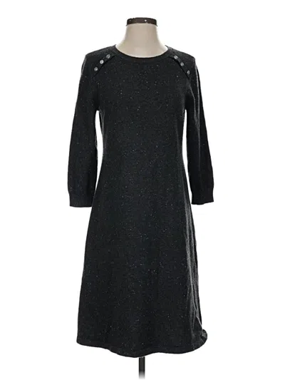 Pre-owned Talbots Casual Dress In Black