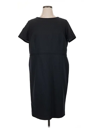 Pre-owned Talbots Casual Dress In Black