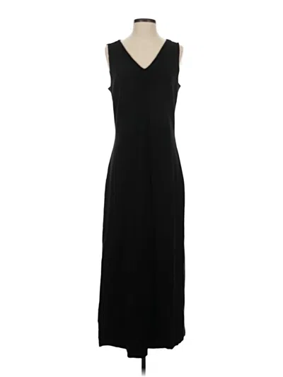 Pre-owned Talbots Casual Dress In Black