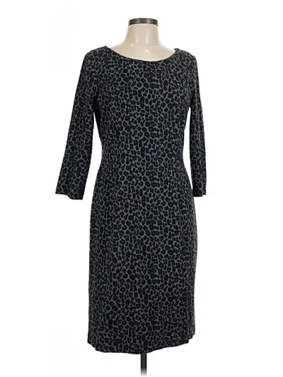 Pre-owned Talbots Casual Dress In Black