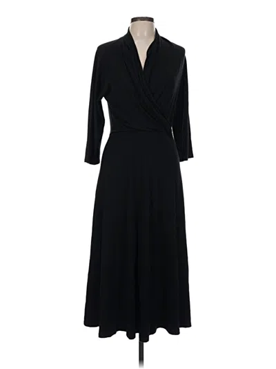 Pre-owned Talbots Casual Dress In Black