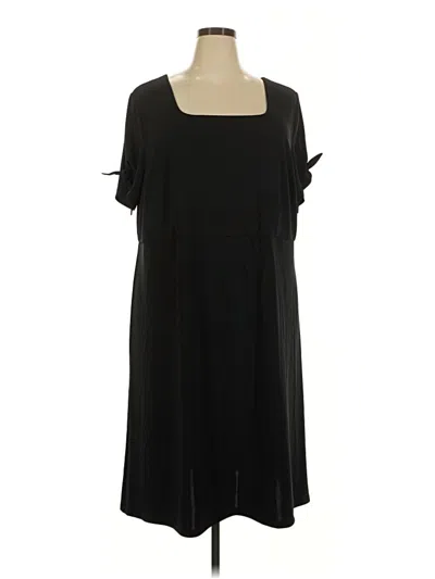 Pre-owned Talbots Casual Dress In Black