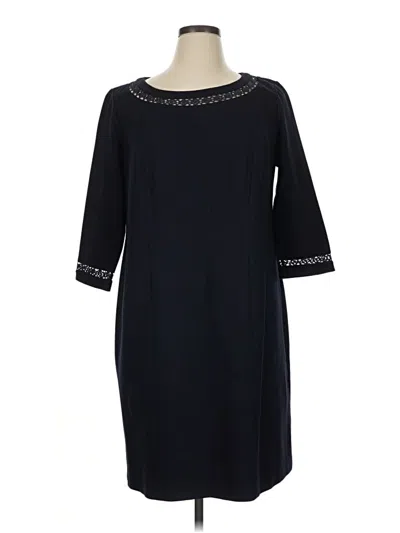 Pre-owned Talbots Casual Dress In Black
