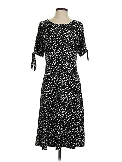 Pre-owned Talbots Casual Dress In Black