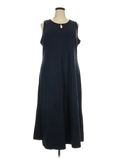 Pre-owned Talbots Casual Dress In Black