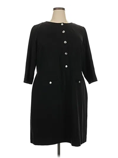 Pre-owned Talbots Casual Dress In Black