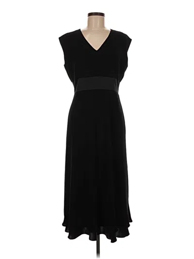 Pre-owned Talbots Casual Dress In Black