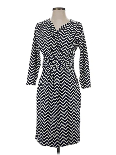 Pre-owned Talbots Casual Dress In Black