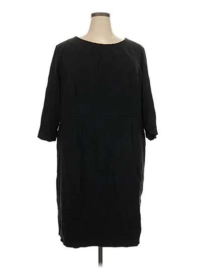 Pre-owned Talbots Casual Dress In Black