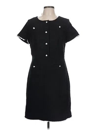 Pre-owned Talbots Casual Dress In Black