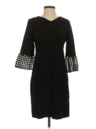 Pre-owned Talbots Casual Dress In Black