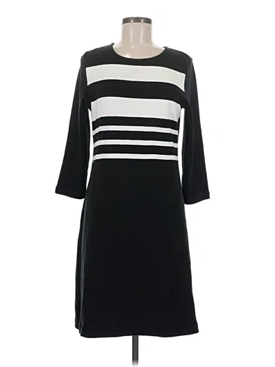 Pre-owned Talbots Casual Dress In Black