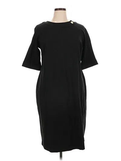 Pre-owned Talbots Casual Dress In Black