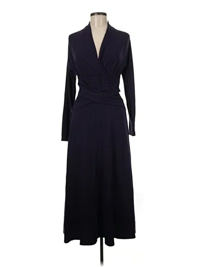 Pre-owned Talbots Casual Dress In Black