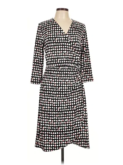 Pre-owned Talbots Casual Dress In Black