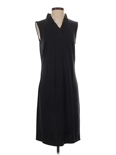 Pre-owned Talbots Casual Dress In Black