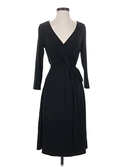 Pre-owned Talbots Casual Dress In Black