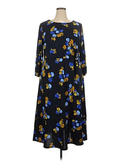 Pre-owned Talbots Casual Dress In Black