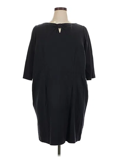 Pre-owned Talbots Casual Dress In Black