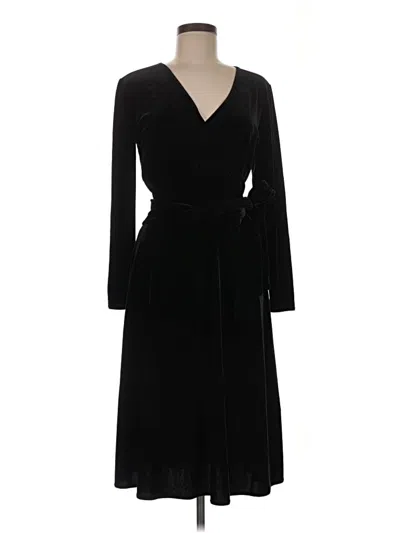 Pre-owned Talbots Casual Dress In Black