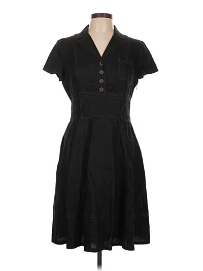 Pre-owned Talbots Casual Dress In Black