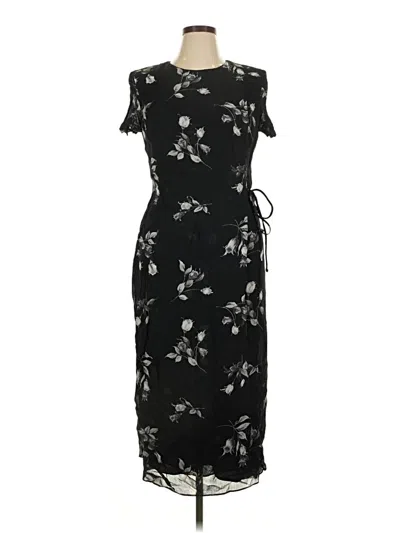 Pre-owned Talbots Casual Dress In Black
