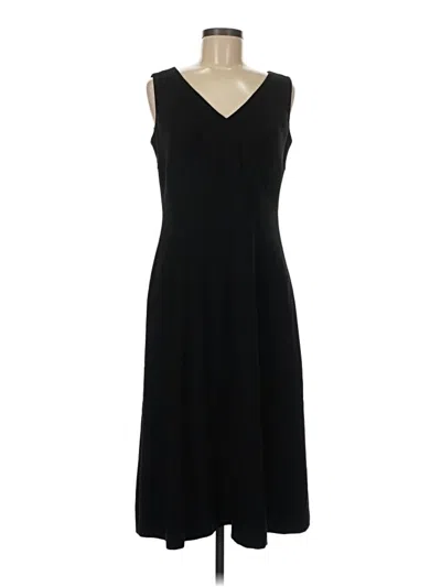Pre-owned Talbots Casual Dress In Black