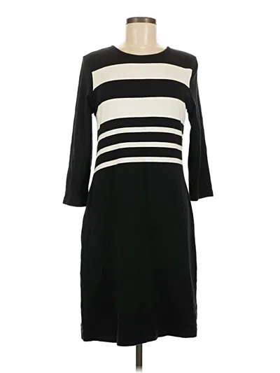 Pre-owned Talbots Casual Dress In Black