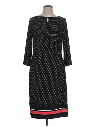Pre-owned Talbots Casual Dress In Black