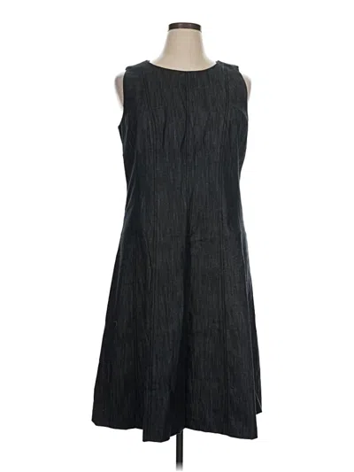 Pre-owned Talbots Casual Dress In Black