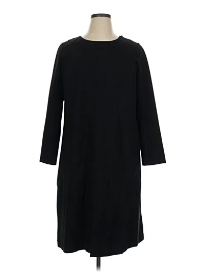 Pre-owned Talbots Casual Dress In Black