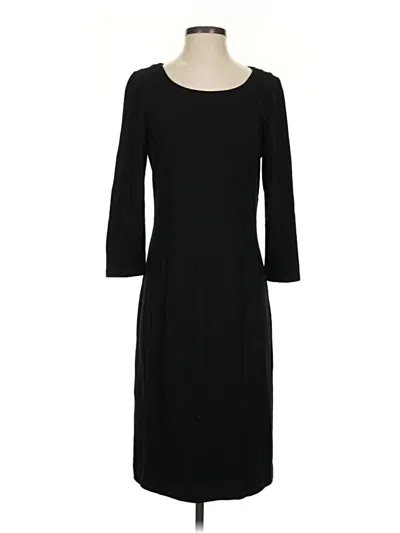 Pre-owned Talbots Casual Dress In Black