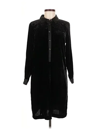 Pre-owned Talbots Casual Dress In Black