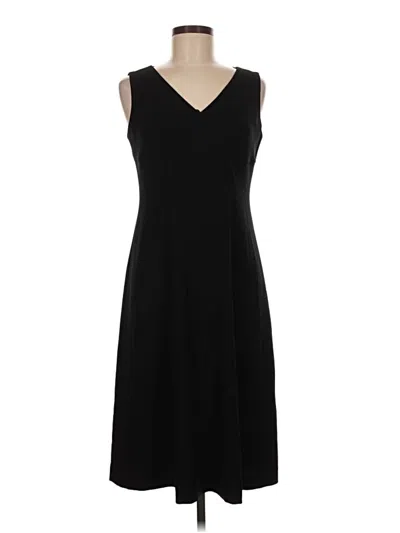 Pre-owned Talbots Casual Dress In Black
