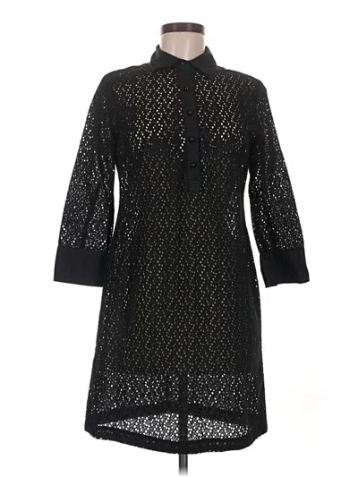 Pre-owned Talbots Casual Dress In Black
