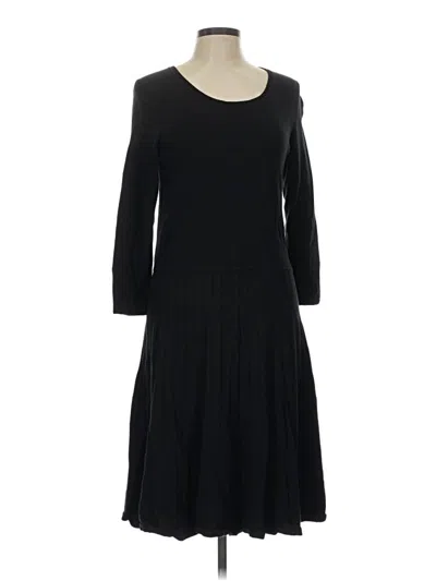Pre-owned Talbots Casual Dress In Black