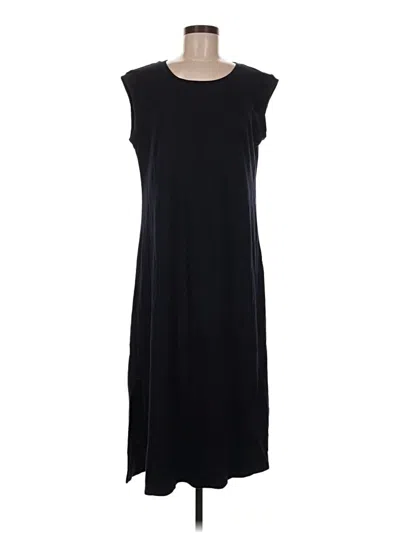Pre-owned Talbots Casual Dress In Black