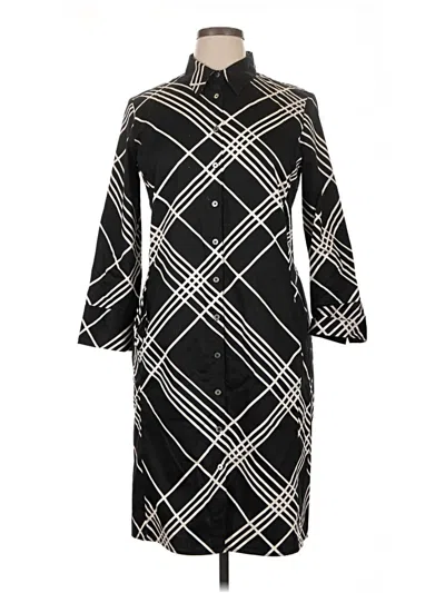 Pre-owned Talbots Casual Dress In Black